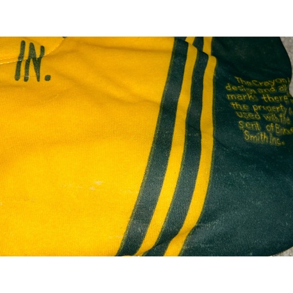 Vintage Crayola Crayons Sleeping Bag Binney & Smith Yellow Box 24 Count Design - Picture 14 of 16